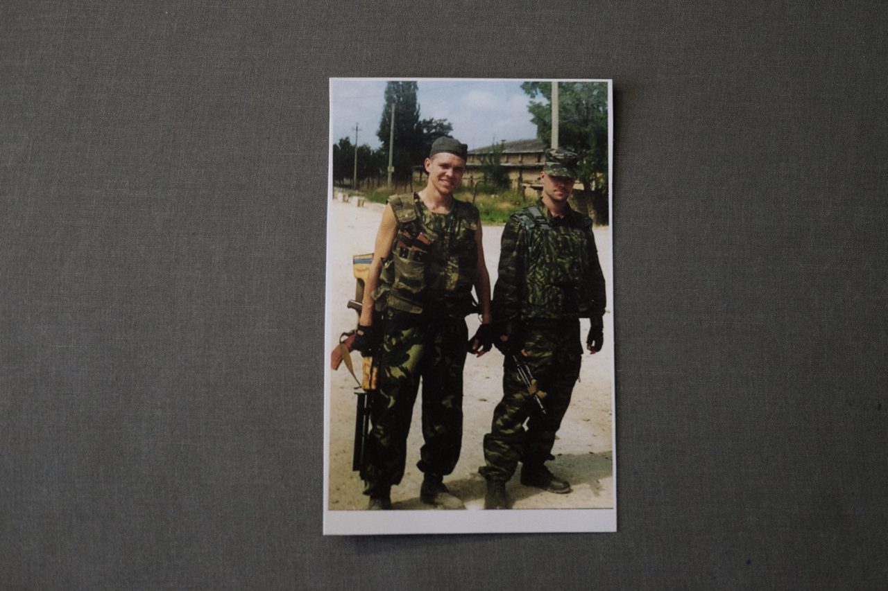 Владимир во время командировки в Чечню