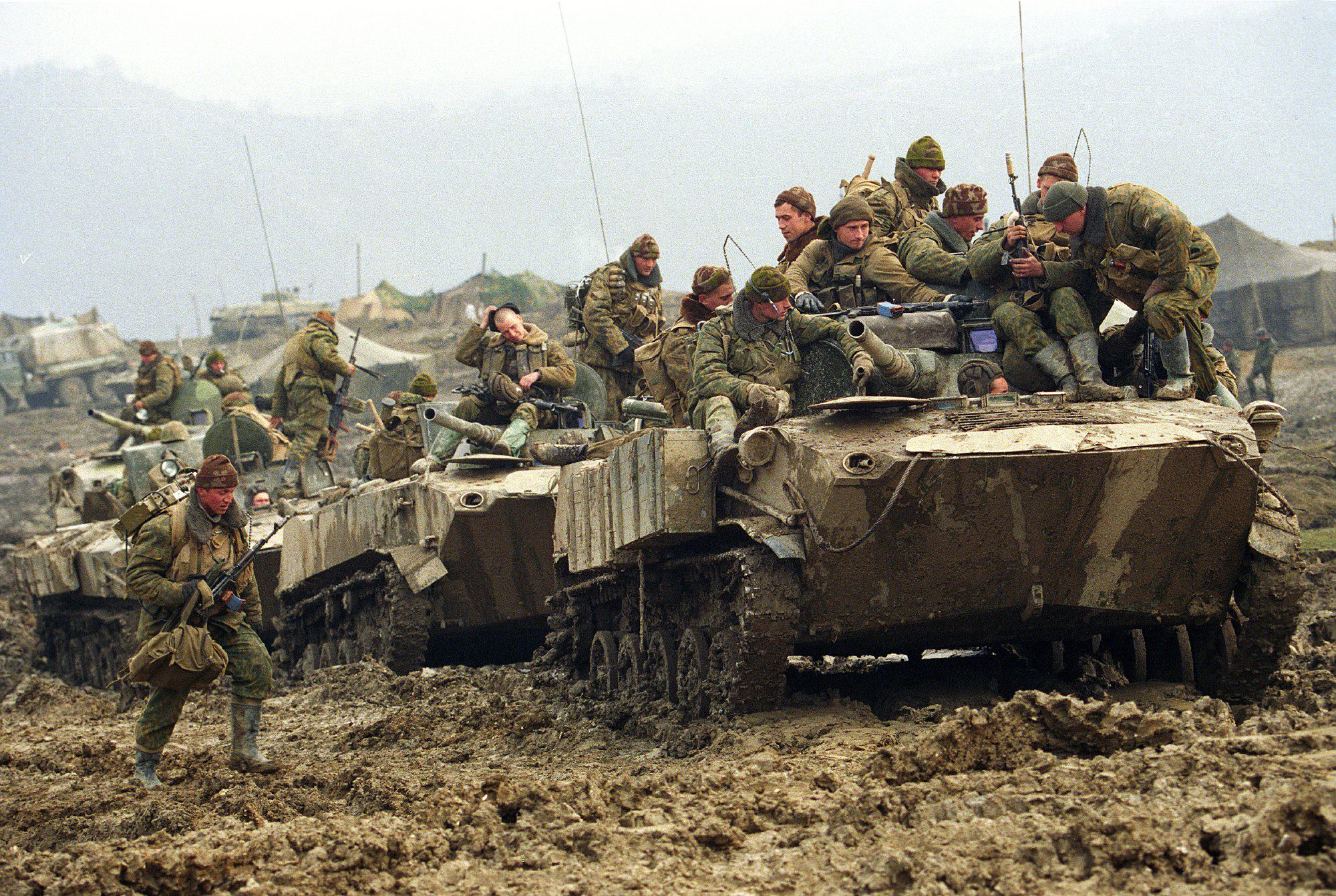 Сколько погибло в чеченской войне за компании. БМД-1 В Чечне. Контртеррористическая операция в Чечне 1999-2009.