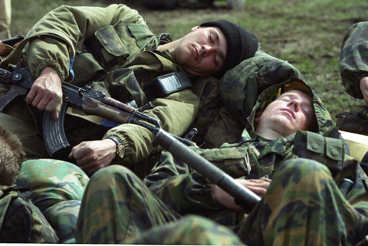 Русские солдаты в Чечне