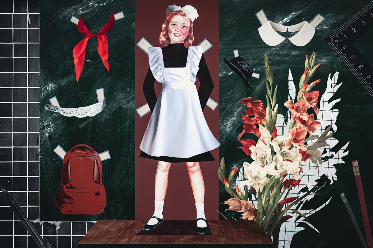 коллаж школа